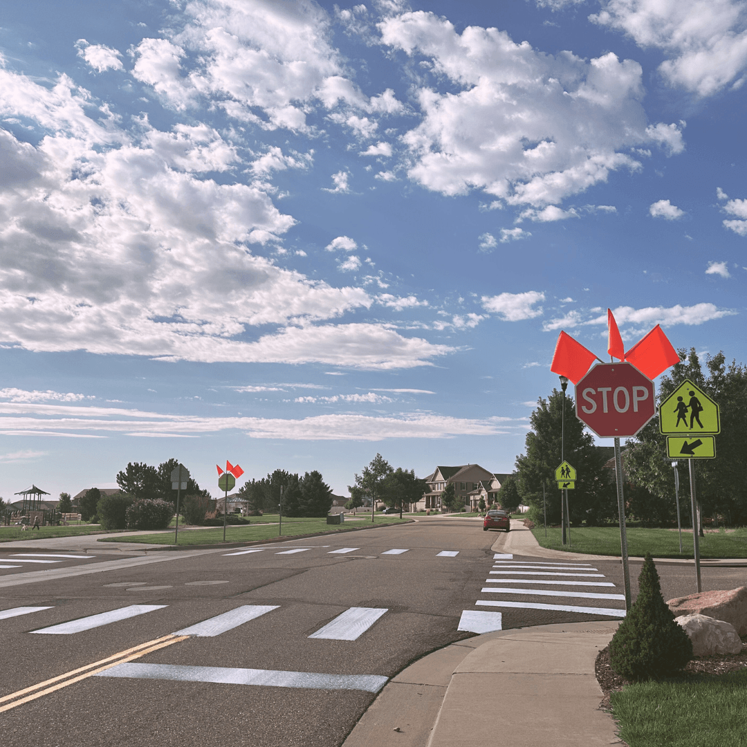 New stop sign on Neighbors Parkway