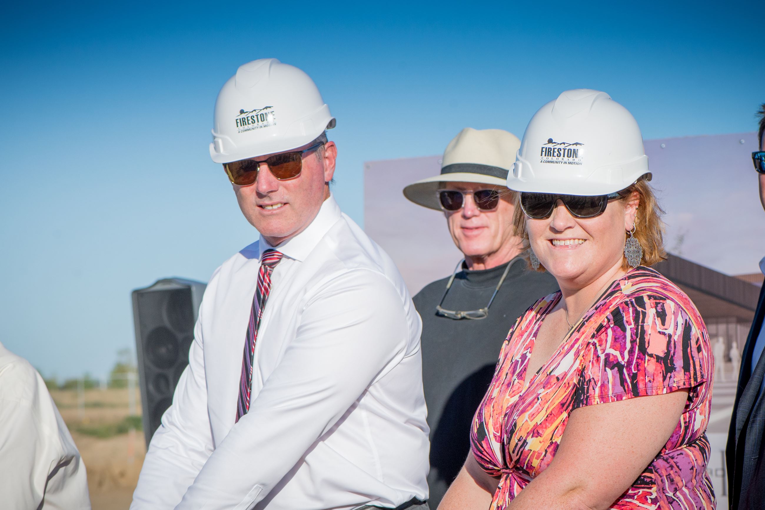 Firestone PD Groundbreaking Ceremony participants
